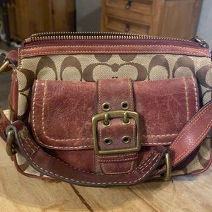 Vintage Coach purse short strap